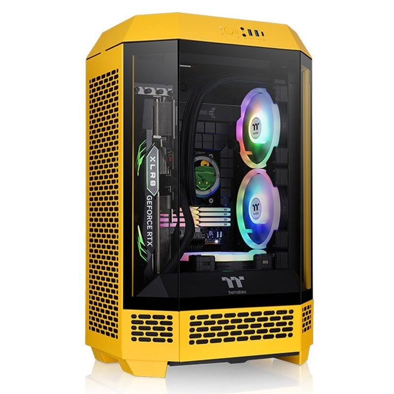 Thermaltake The Tower 300 M-ATX Micro Tower Gaming PC Case - Bumblebee (2 PWM Fans Included) Thermaltake The Tower 300 M-ATX Micro Tower Gaming PC Case - Bumblebee (2 PWM Fans Included)
